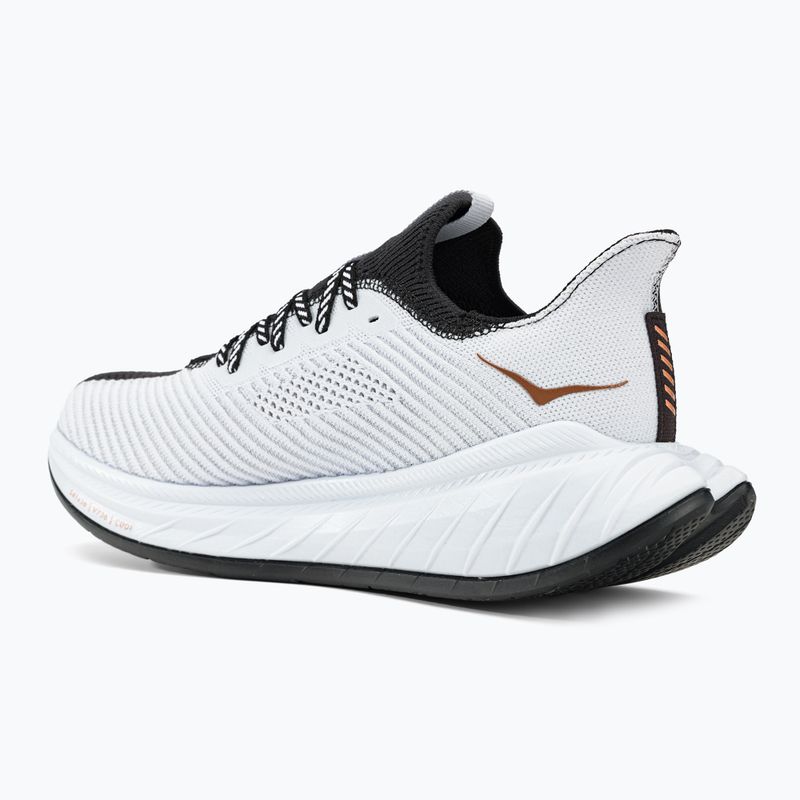 HOKA vyriški bėgimo bateliai Carbon X 3 black and white 1123192-BWHT 10