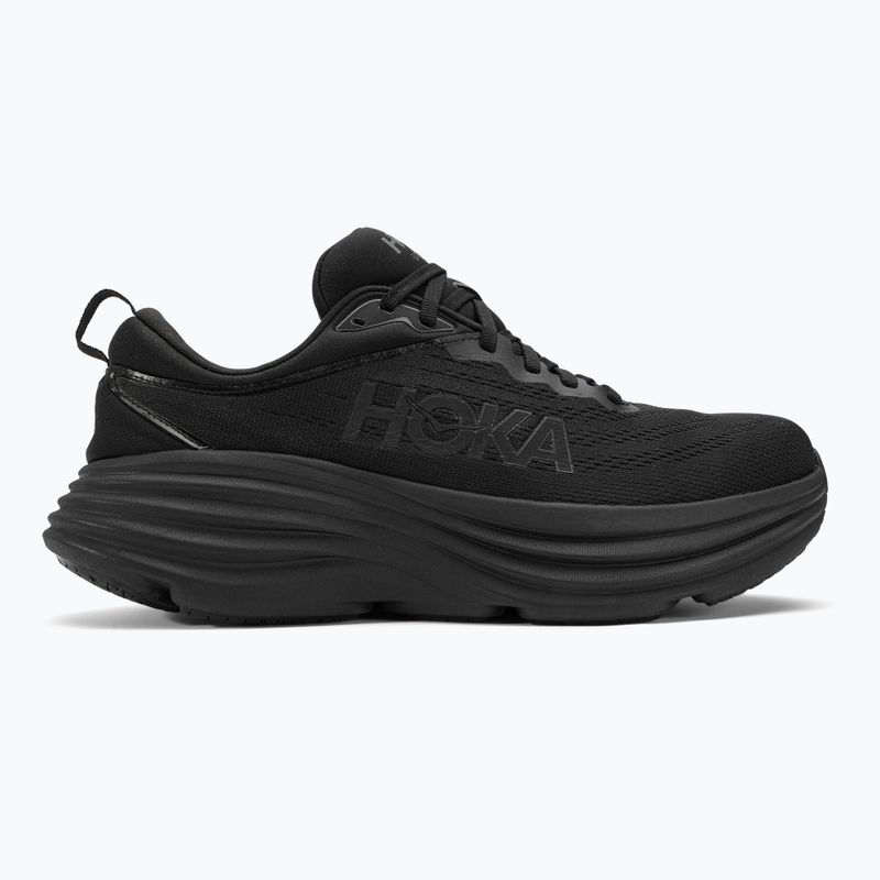 Vyriški bėgimo bateliai HOKA Bondi 8 black/black 2