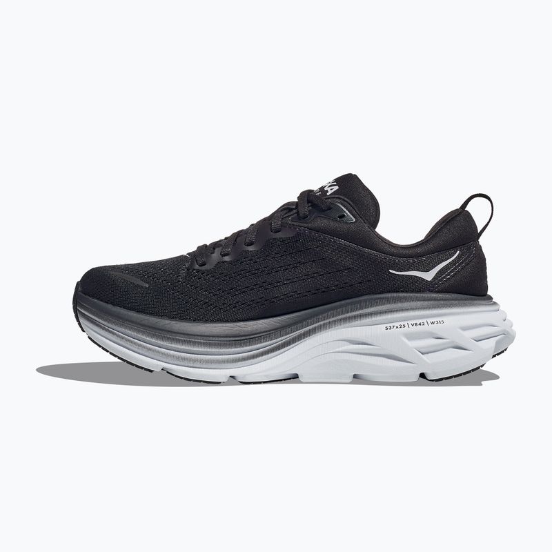 Vyriški bėgimo bateliai HOKA Bondi 8 black/white 13