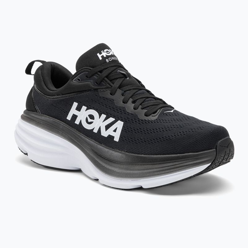 Vyriški bėgimo bateliai HOKA Bondi 8 black/white