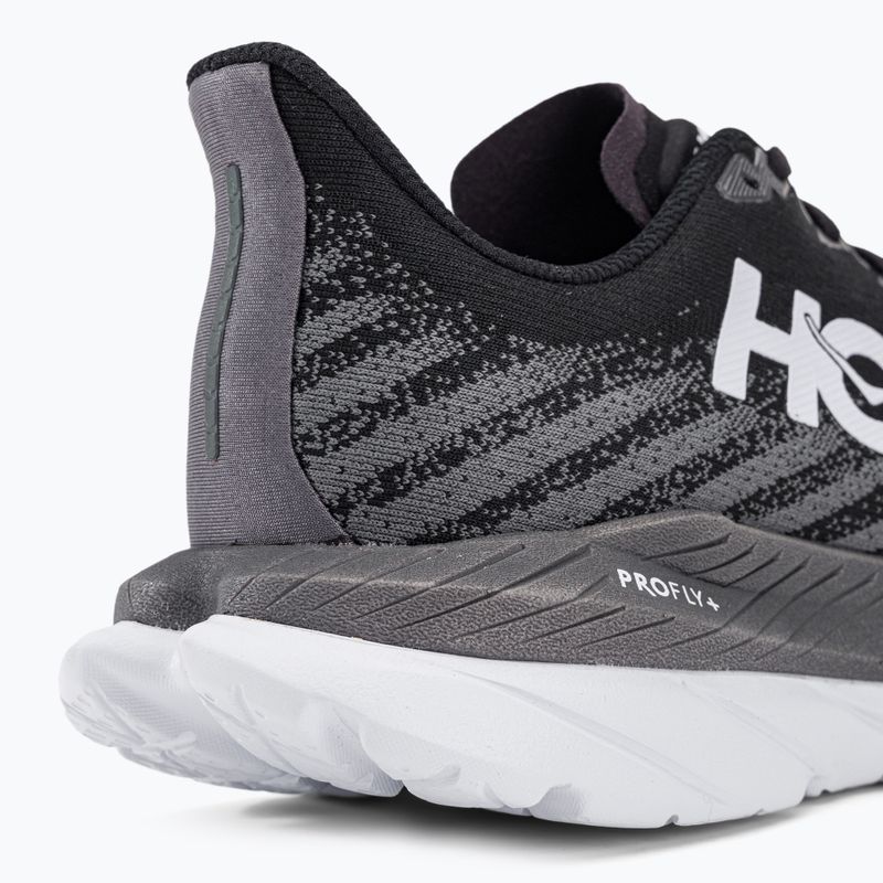 HOKA Mach 5 vyriški bėgimo bateliai juodi 1127893-BCSTL 8