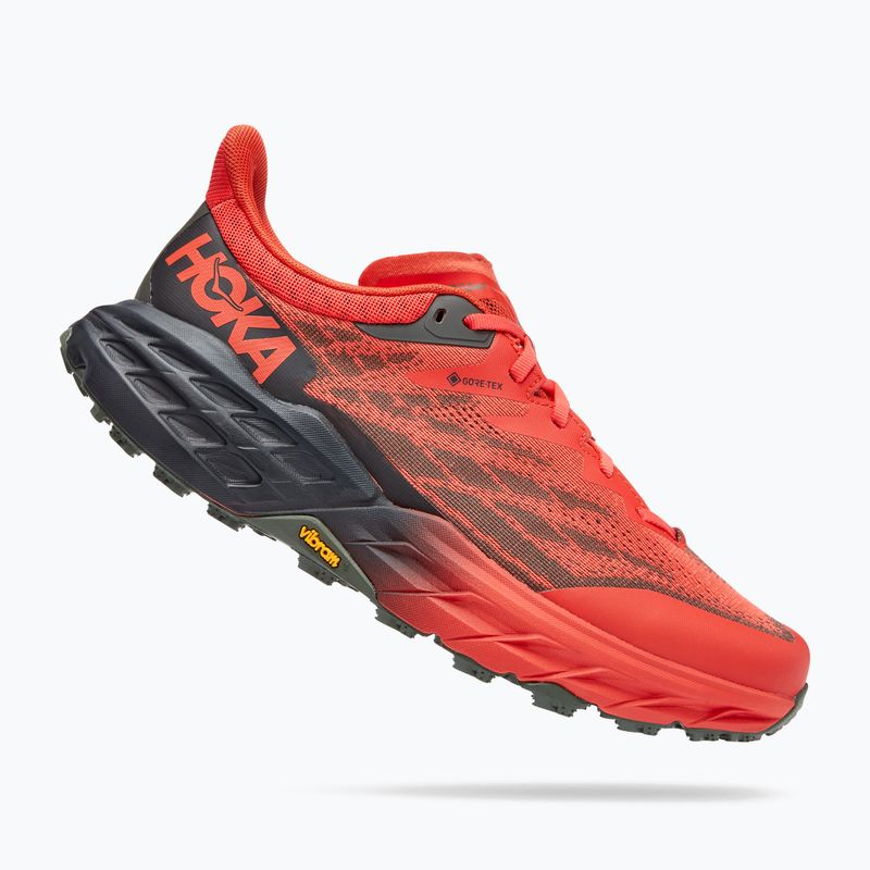 Vyriški bėgimo bateliai HOKA Speedgoat 5 GTX red 1127912-FTHY 12