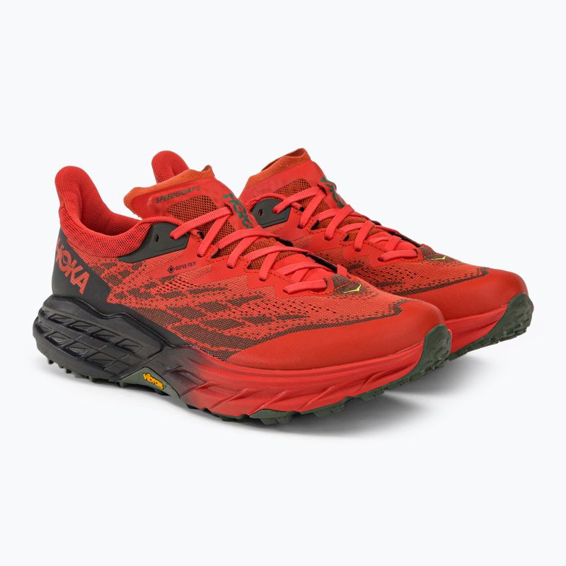 Vyriški bėgimo bateliai HOKA Speedgoat 5 GTX red 1127912-FTHY 4