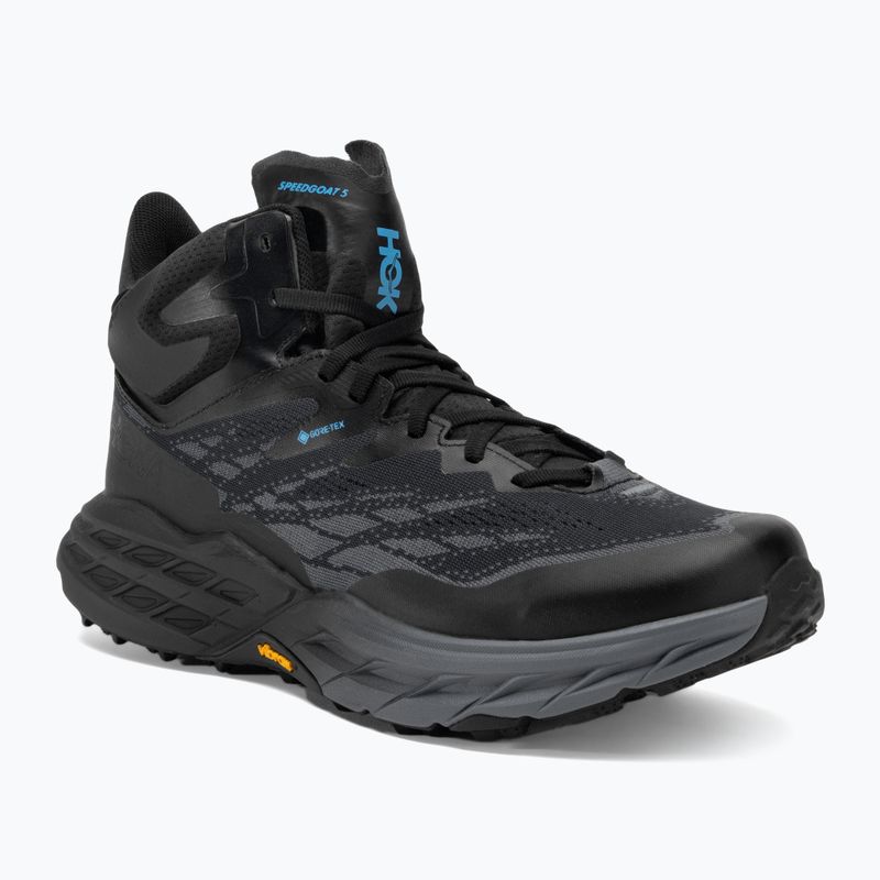 Vyriški bėgimo bateliai HOKA Speedgoat 5 Mid GTX black/black