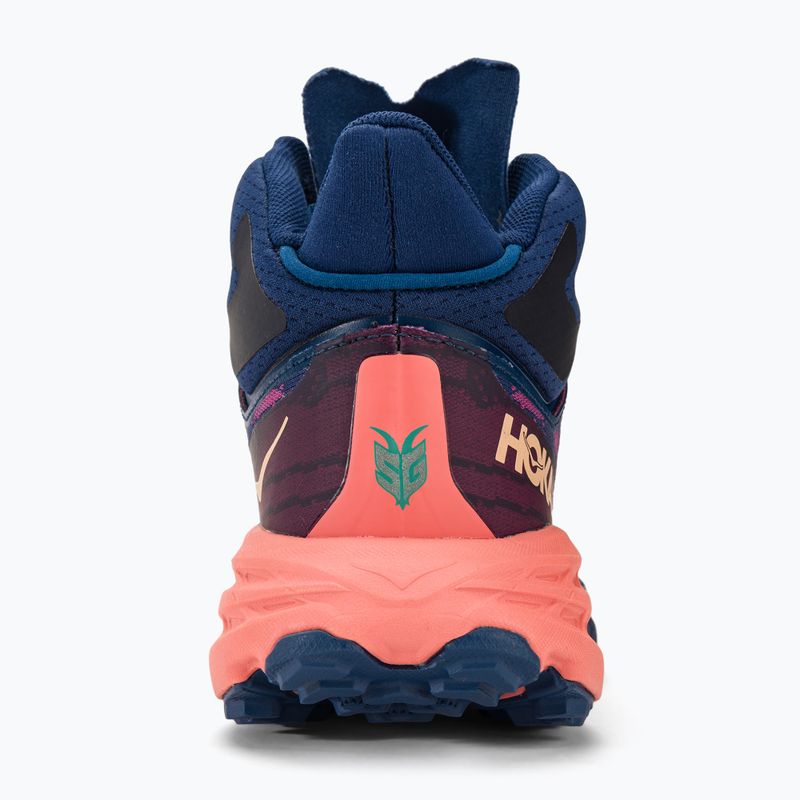 Moteriški bėgimo bateliai HOKA Speedgoat 5 Mid GTX bellwether blue/camellia 7