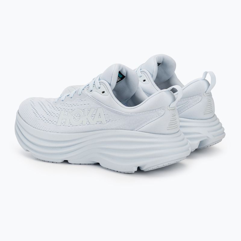 Moteriški bėgimo bateliai HOKA Bondi 8 white/white 3