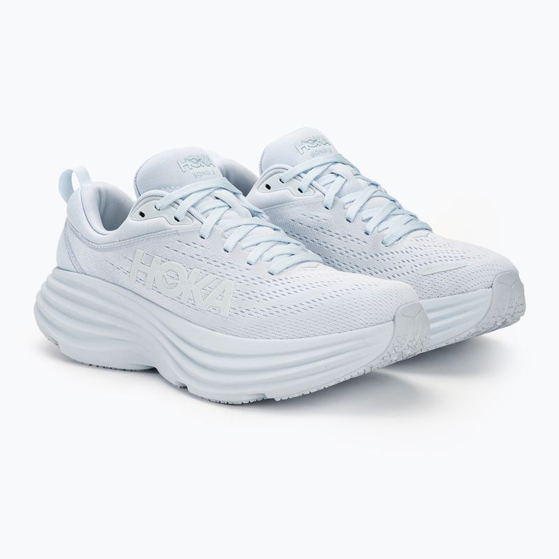 Moteriški bėgimo bateliai HOKA Bondi 8 white/white 4