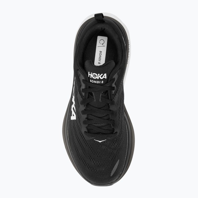 Vyriški bėgimo bateliai HOKA Bondi 8 Wide black/white 5