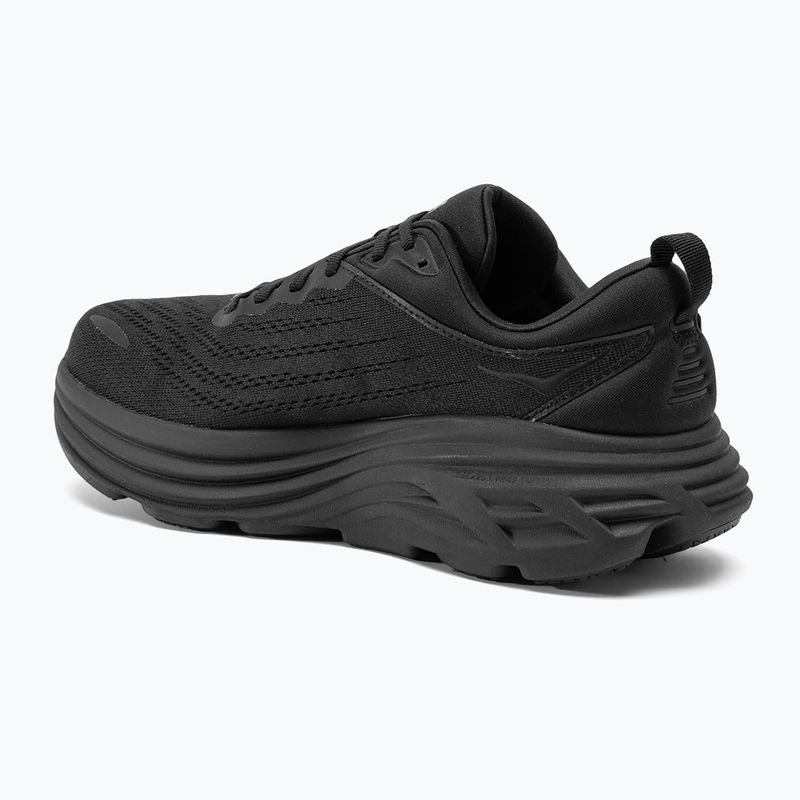 Vyriški bėgimo bateliai HOKA Bondi 8 Wide black/black 3