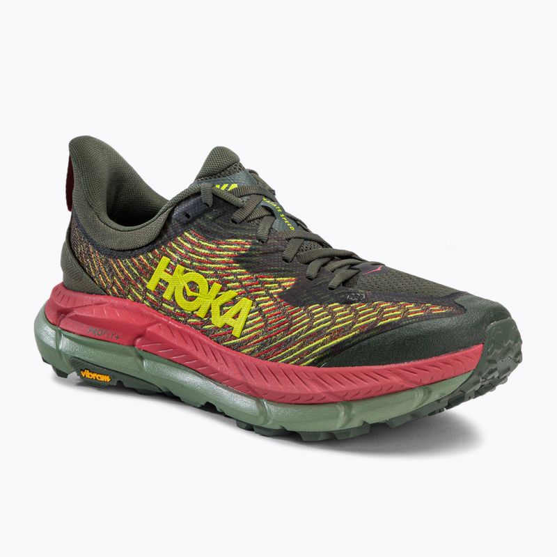 HOKA vyriški bėgimo bateliai Mafate Speed 4 green 1129930-TFST