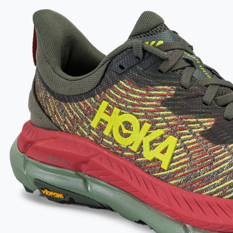 HOKA vyriški bėgimo bateliai Mafate Speed 4 green 1129930-TFST 9
