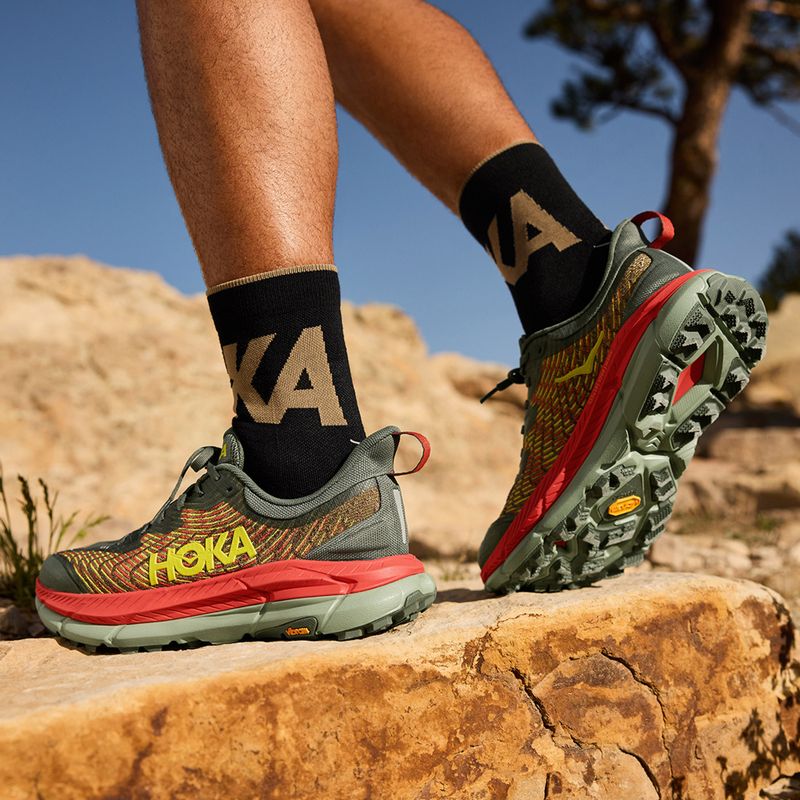 HOKA vyriški bėgimo bateliai Mafate Speed 4 green 1129930-TFST 12