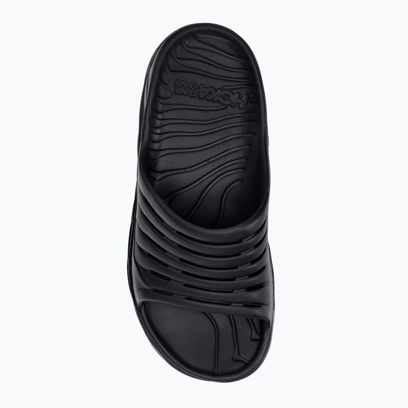 HOKA Ora Recovery žygio šlepetės juodos 1134527-BLK 6