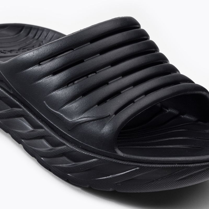 HOKA Ora Recovery žygio šlepetės juodos 1134527-BLK 7