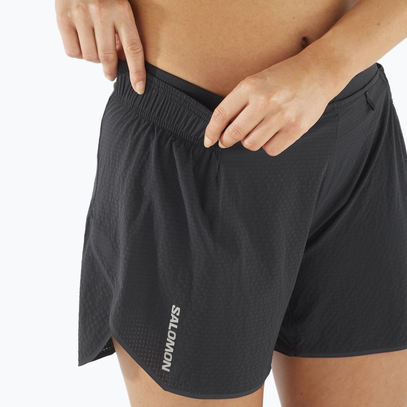 Moteriški bėgimo šortai Salomon Sense Aero 5'' deep black / peris 4
