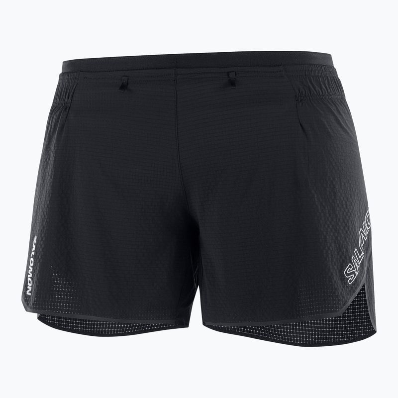 Moteriški bėgimo šortai Salomon Sense Aero 5'' deep black / peris 5