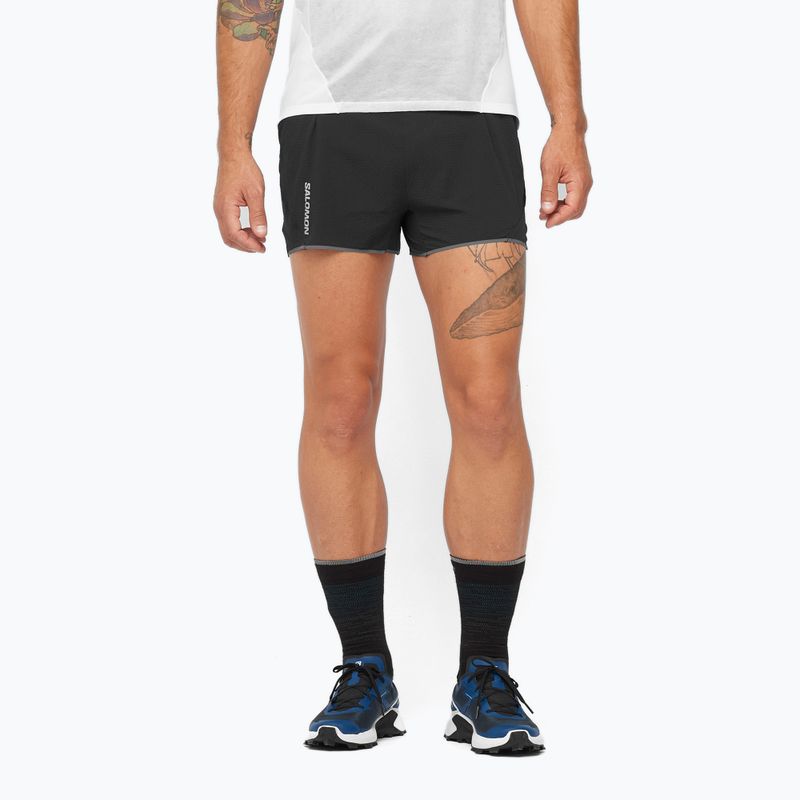 Vyriški bėgimo šortai Salomon Sense Aero 3" deep black