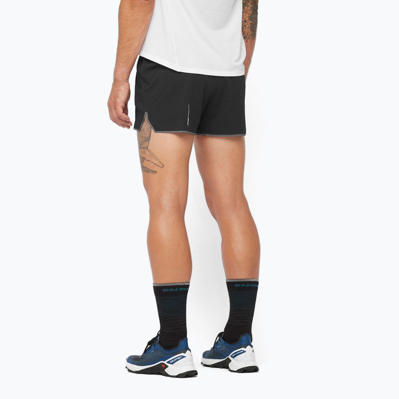 Vyriški bėgimo šortai Salomon Sense Aero 3" deep black 3