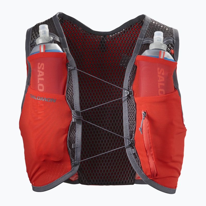 Salomon Active Skin 4 bėgimo liemenė fiery red/ebony