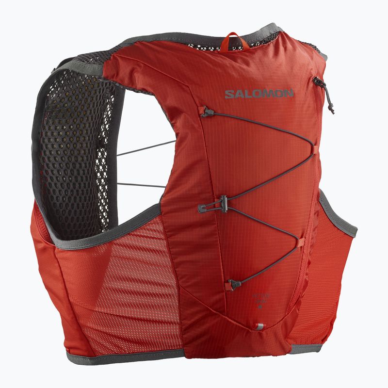 Salomon Active Skin 4 bėgimo liemenė fiery red/ebony 2
