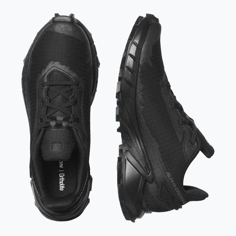 Moteriški bėgimo bateliai Salomon Alphacross 4 black/black 14