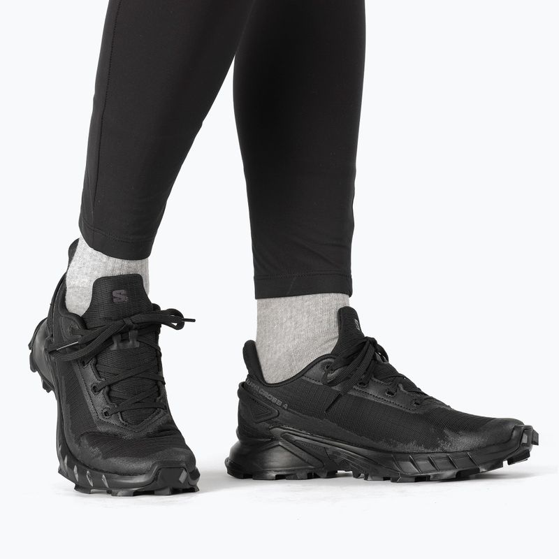 Moteriški bėgimo bateliai Salomon Alphacross 4 black/black 16