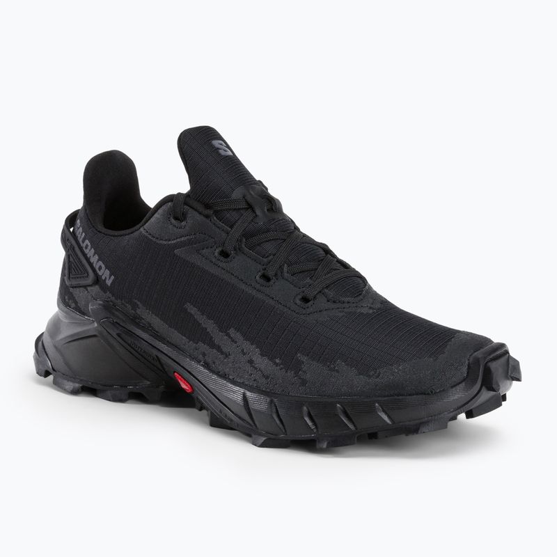 Moteriški bėgimo bateliai Salomon Alphacross 4 black/black