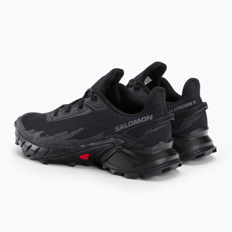 Moteriški bėgimo bateliai Salomon Alphacross 4 black/black 3