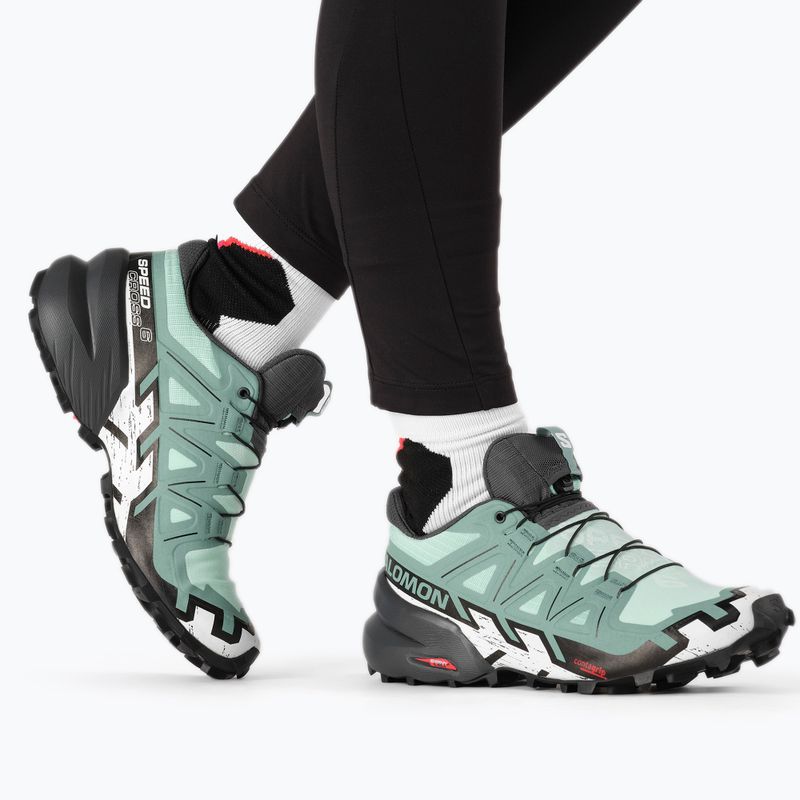Salomon Speedrcross 6 moteriški bėgimo bateliai green L41743100 3