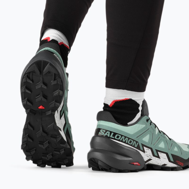 Salomon Speedrcross 6 moteriški bėgimo bateliai green L41743100 4