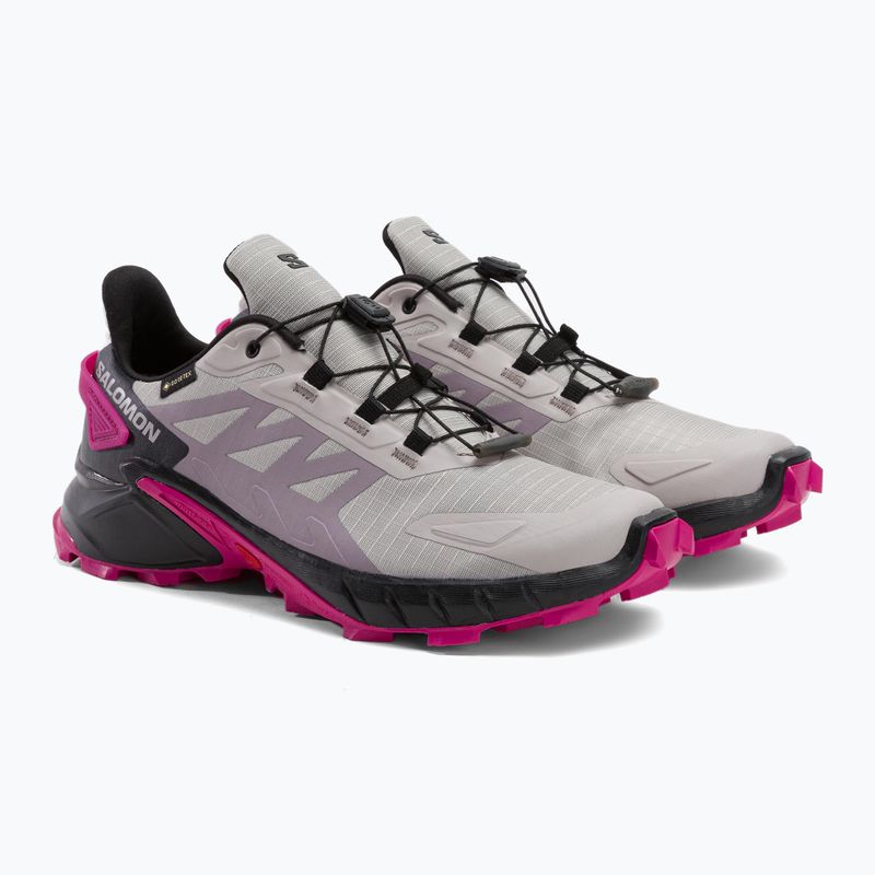 Moteriški bėgimo bateliai Salomon Supercross 4 GTX Grey L41735500 5
