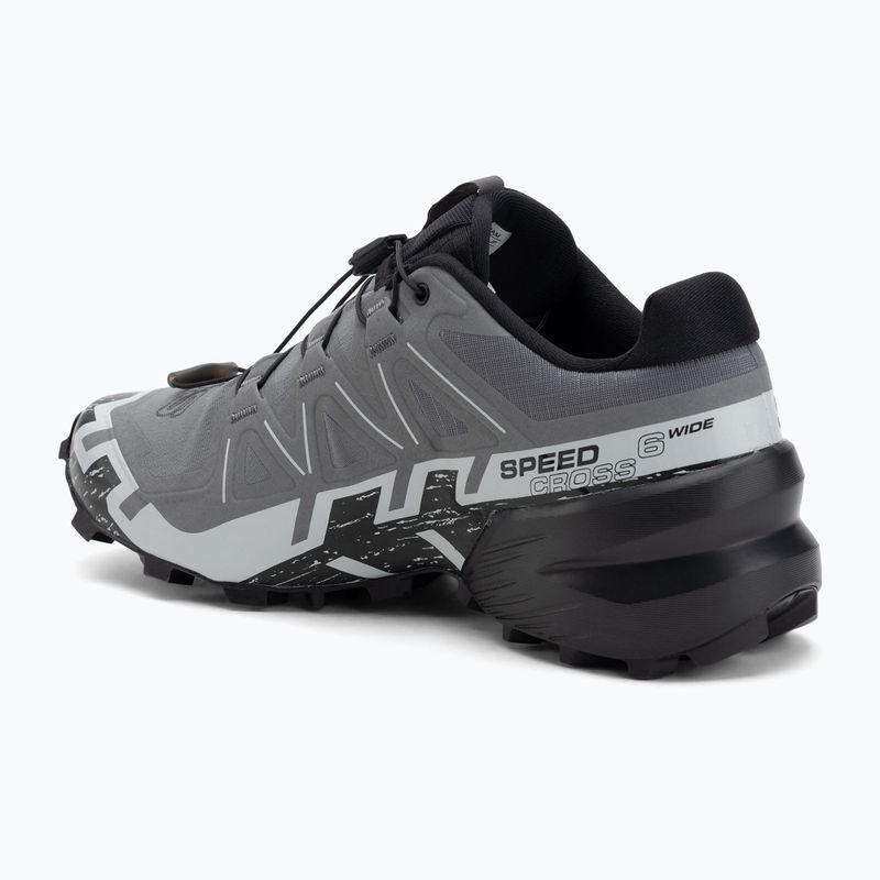 Vyriški bėgimo bateliai Salomon Speedcross 6 Wide quiet shade/black/pearl blue 3