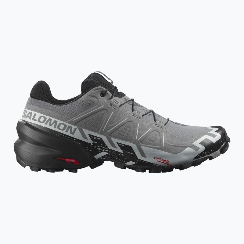 Vyriški bėgimo bateliai Salomon Speedcross 6 Wide quiet shade/black/pearl blue 2