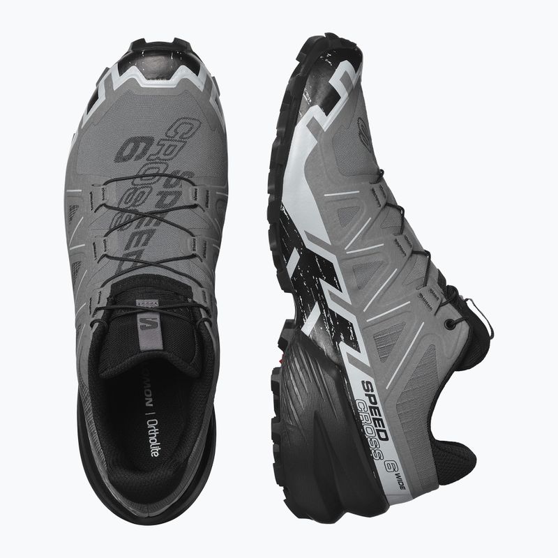 Vyriški bėgimo bateliai Salomon Speedcross 6 Wide quiet shade/black/pearl blue 6