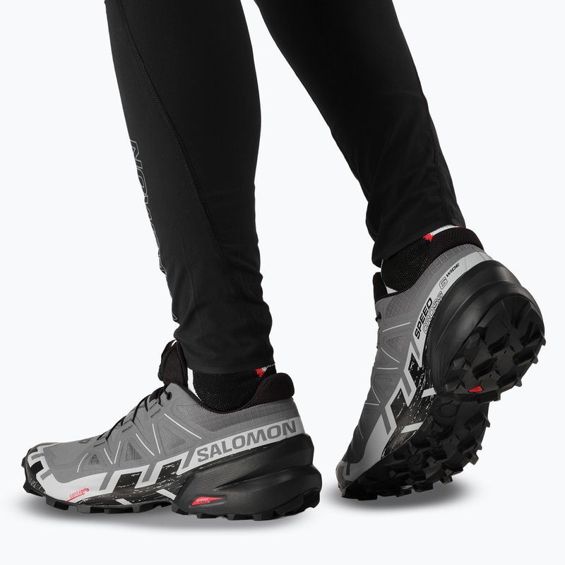 Vyriški bėgimo bateliai Salomon Speedcross 6 Wide quiet shade/black/pearl blue 8