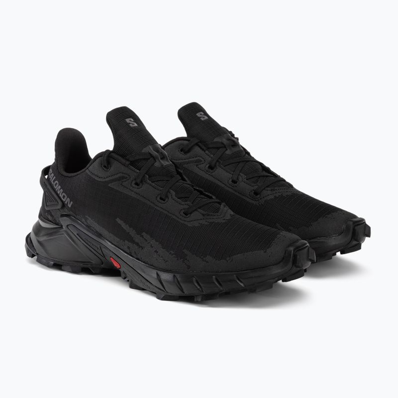 Vyriški bėgimo bateliai Salomon Alphacross 4 black/black 4