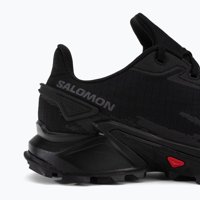 Vyriški bėgimo bateliai Salomon Alphacross 4 black/black 8