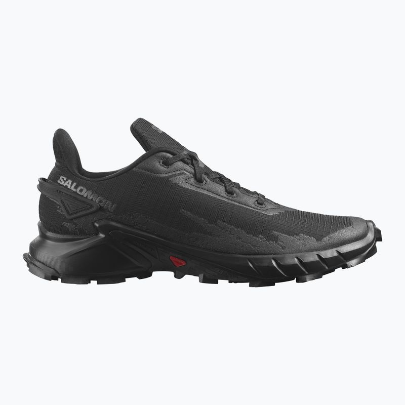 Vyriški bėgimo bateliai Salomon Alphacross 4 black/black 10