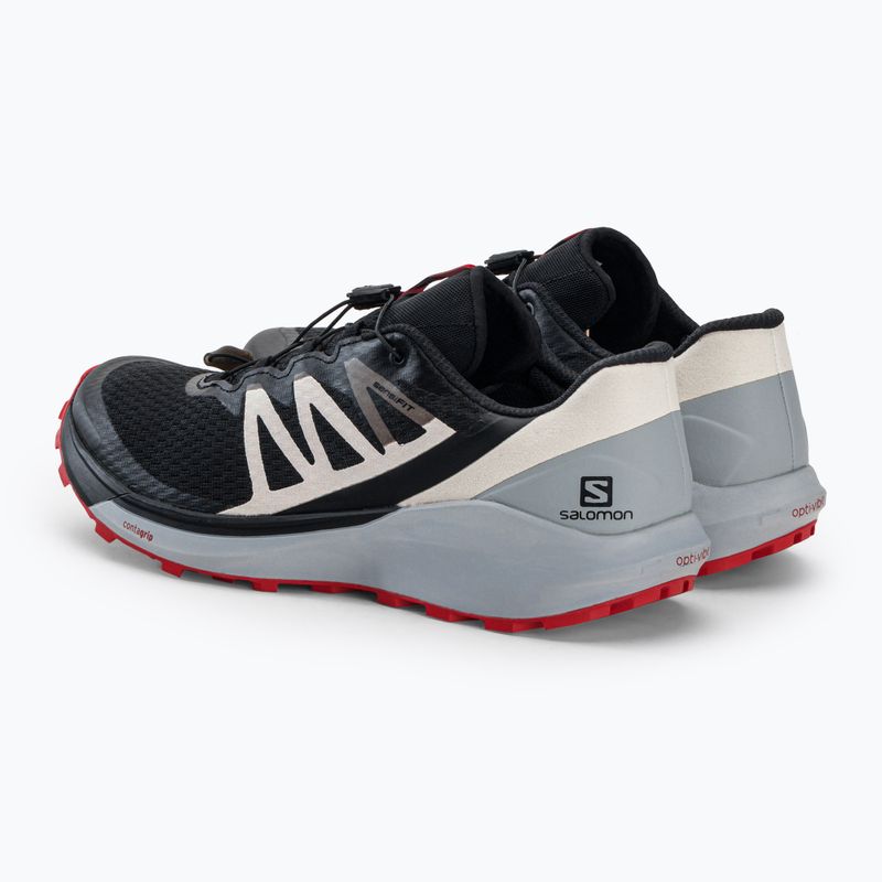 Salomon Sense Ride 4 vyriški bėgimo bateliai juodi L41726600 3