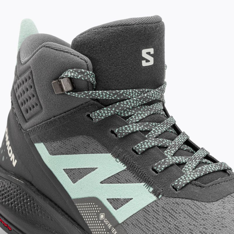 Salomon Outpulse Mid GTX moteriški trekingo batai ebony/qush/ebony 8