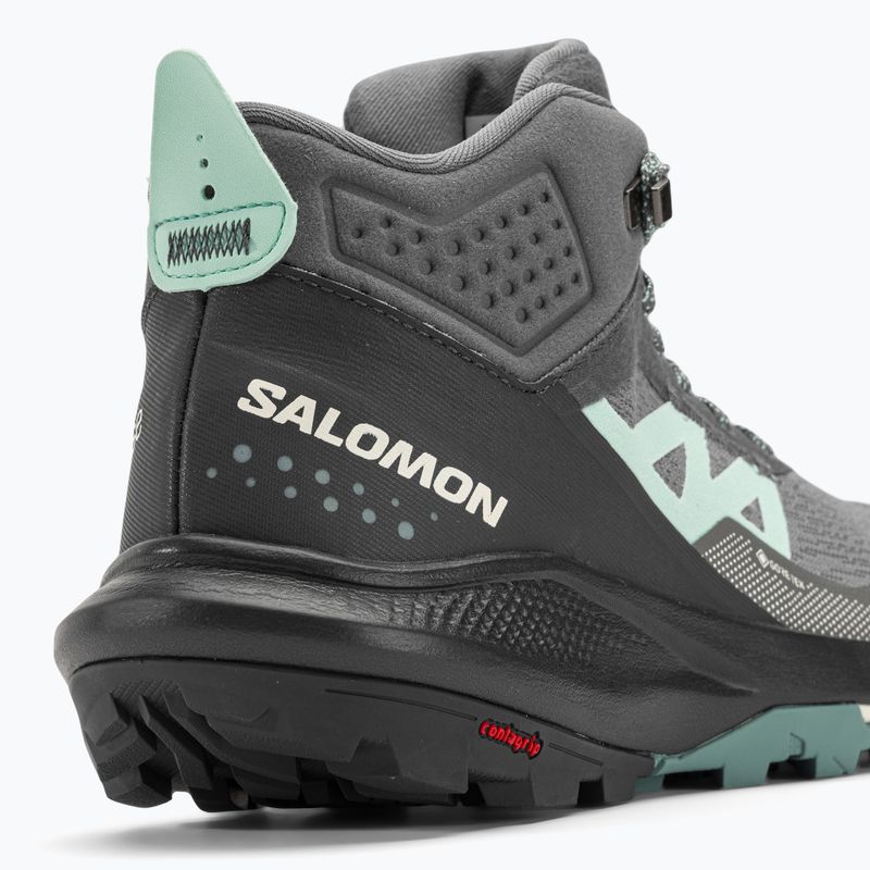 Salomon Outpulse Mid GTX moteriški trekingo batai ebony/qush/ebony 9