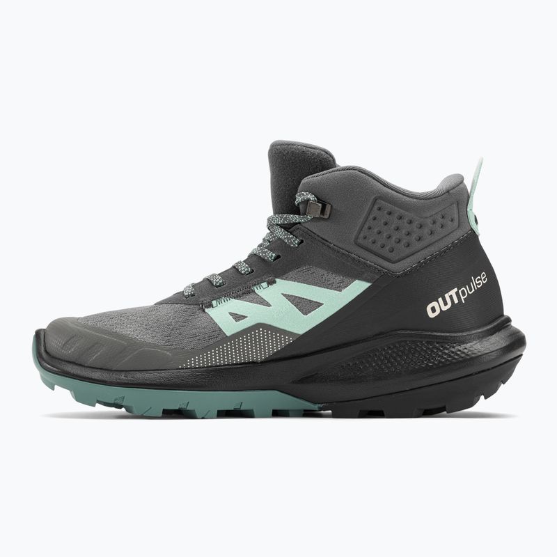 Salomon Outpulse Mid GTX moteriški trekingo batai ebony/qush/ebony 10