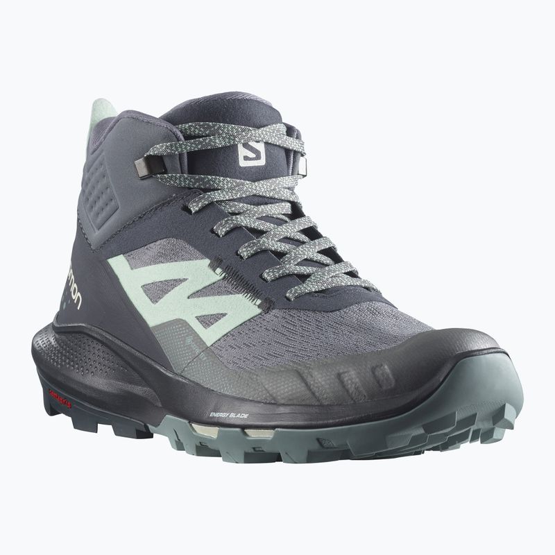 Salomon Outpulse Mid GTX moteriški trekingo batai ebony/qush/ebony 11