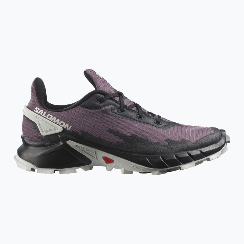 Salomon Alphacross 4 moteriški bėgimo bateliai moonscape/black/lunr 10