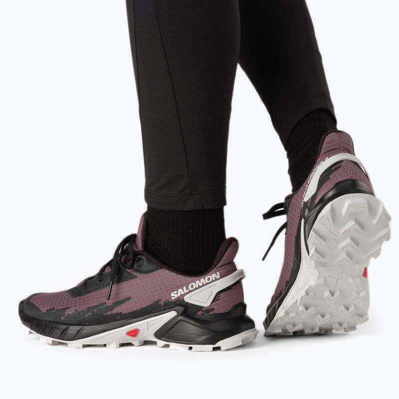 Salomon Alphacross 4 moteriški bėgimo bateliai moonscape/black/lunr 17