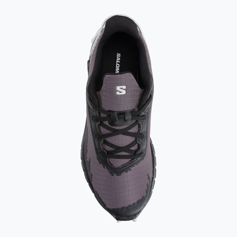 Salomon Alphacross 4 moteriški bėgimo bateliai moonscape/black/lunr 6