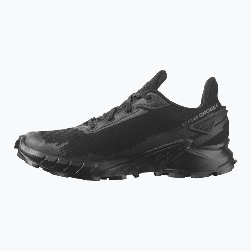 Moteriški bėgimo bateliai Salomon Alphacross 4 GTX black/black 13