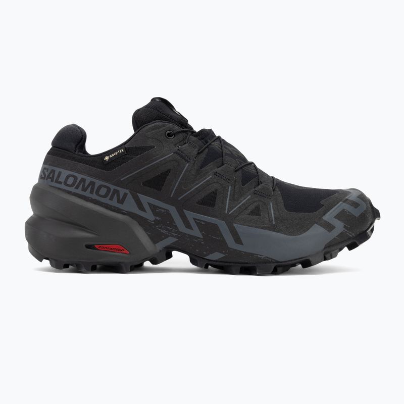 Vyriški bėgimo bateliai Salomon Speedcross 6 GTX black/black/phantom 2
