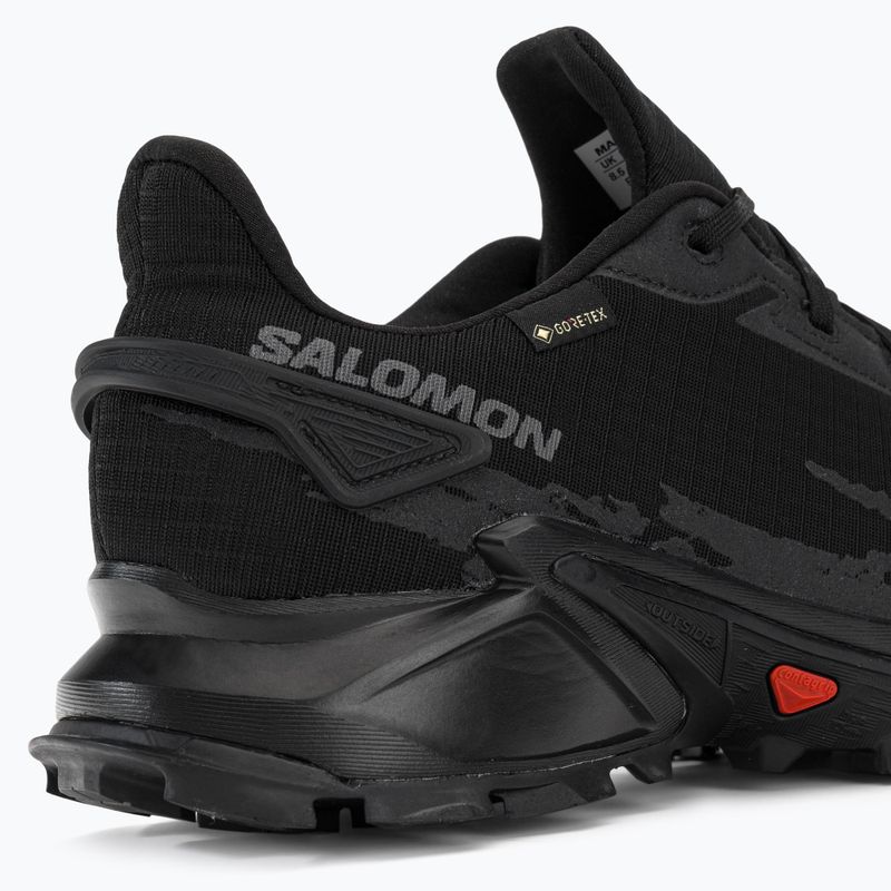 Vyriški bėgimo bateliai Salomon Alphacross 4 GTX black/black 8