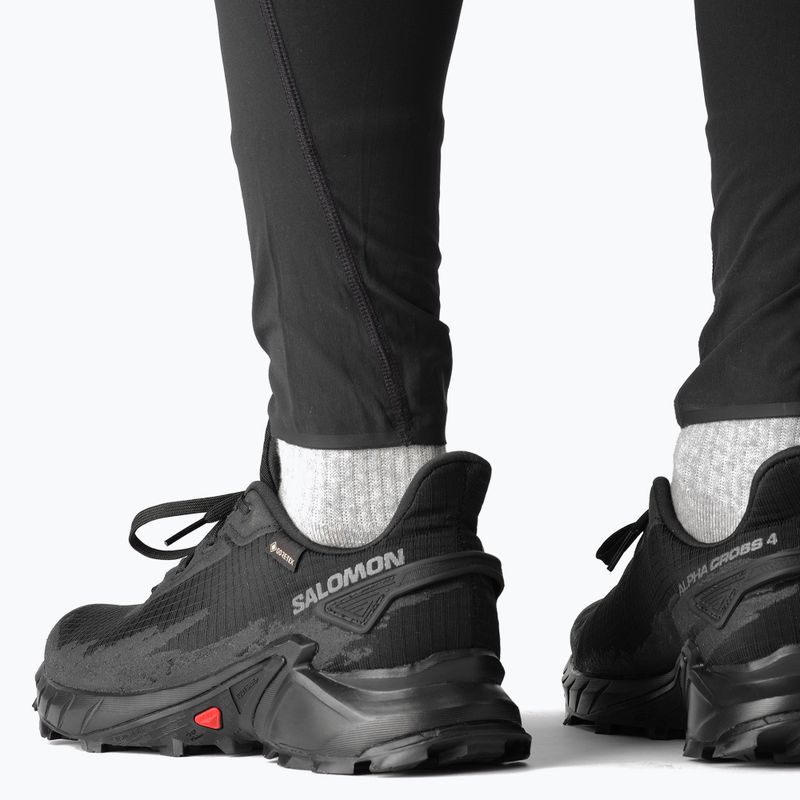 Vyriški bėgimo bateliai Salomon Alphacross 4 GTX black/black 18